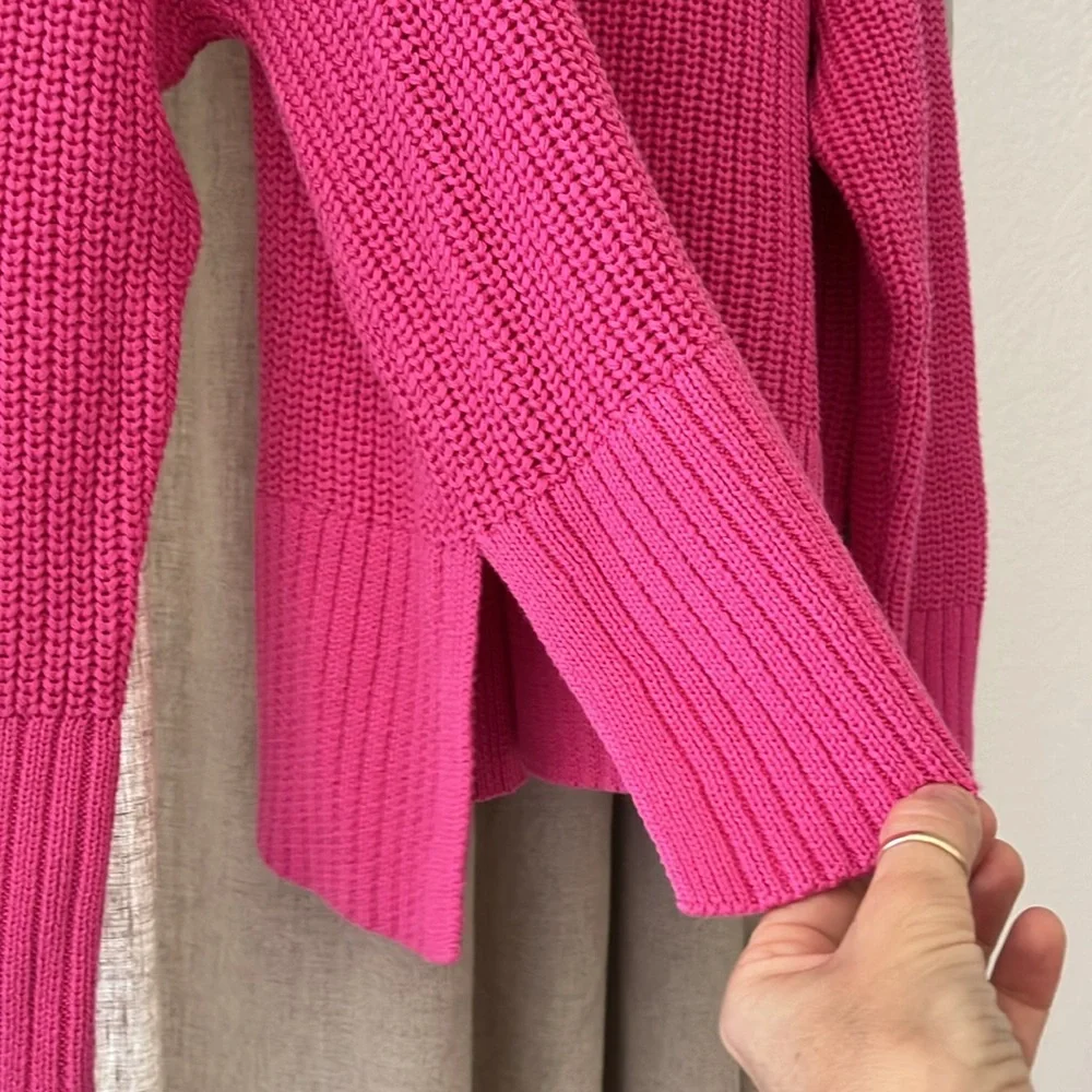 Gap Kids Girls Hot Pink Cozy Oversized Knit Sweater